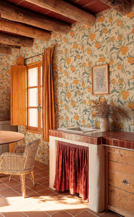 Coordonné Tapete Naranjos - Piedra