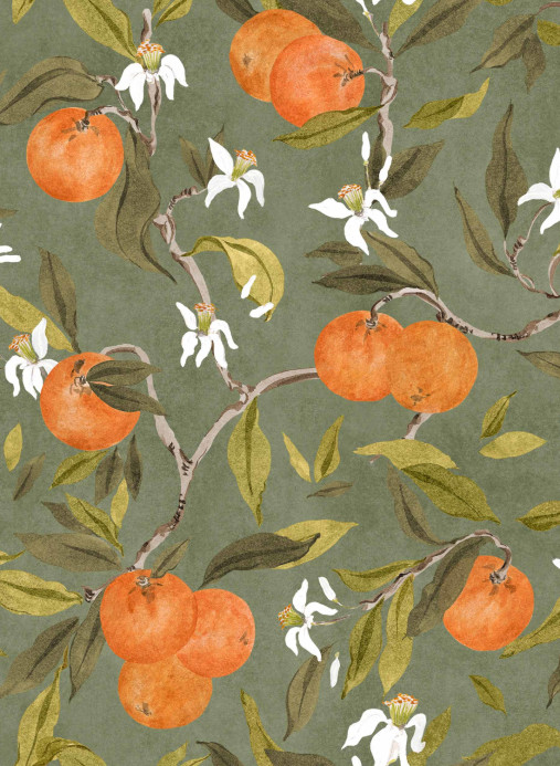 Coordonné Tapete Naranjos - Celadon