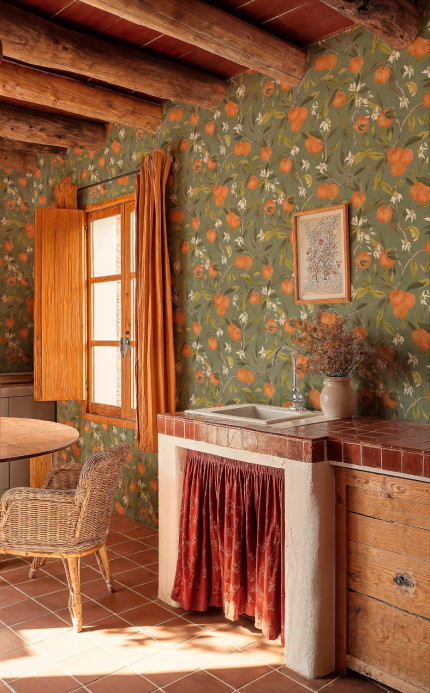 Coordonné Tapete Naranjos - Celadon