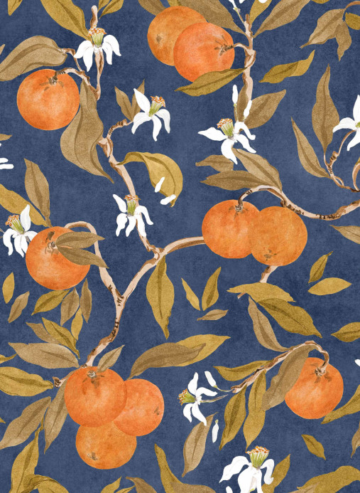 Coordonné Tapete Naranjos - Ultramar