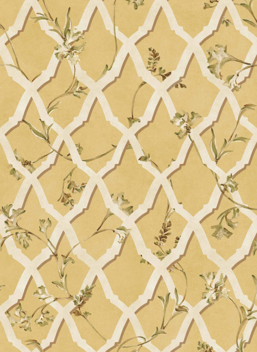 Coordonné Papier peint Triana - Ocre