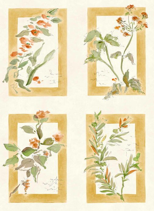 Coordonné Carta da parati Sta Cruz - Ocre