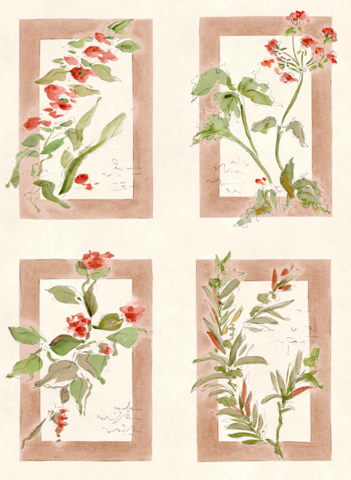 Coordonné Tapete Sta Cruz - Rosado