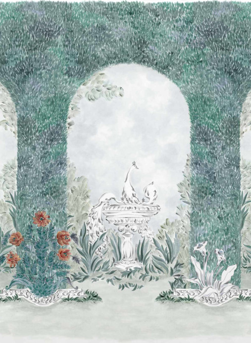 Coordonné Wandbild Alcazar - Ultramar