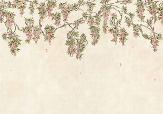 Coordonné Wandbild Abril - Rosado