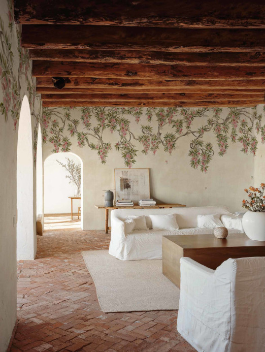 Coordonné Wandbild Abril - Rosado