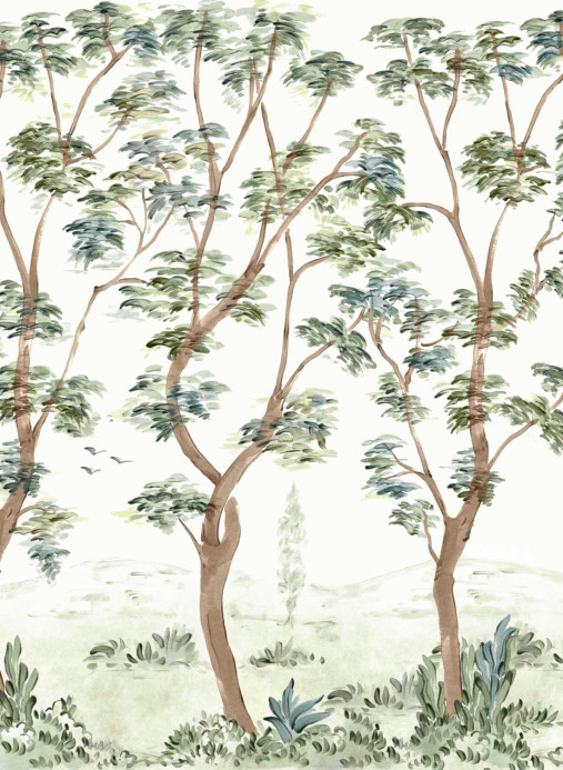 Coordonné Wandbild Cartuja - Celadon