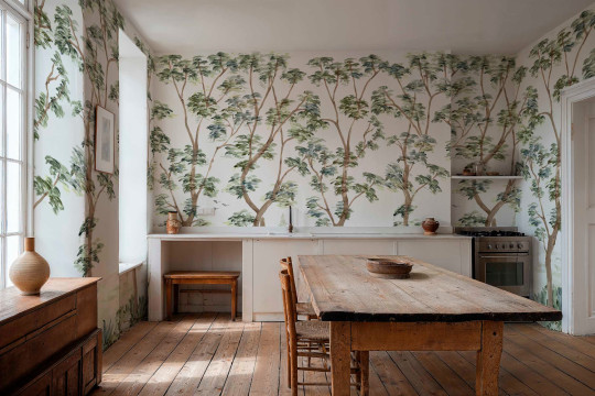 Coordonné Wandbild Cartuja - Celadon