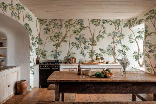 Coordonné Wandbild Cartuja - Celadon