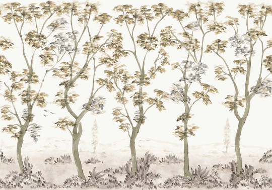 Coordonné Wandbild Cartuja - Ocre