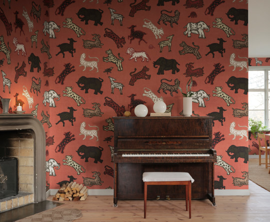 Sandberg Wandbild Leonard - Red