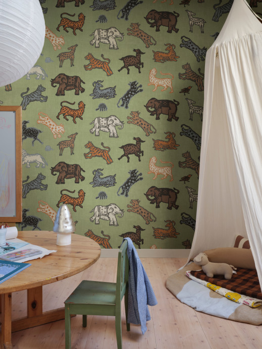 Sandberg Wandbild Leonard - Green