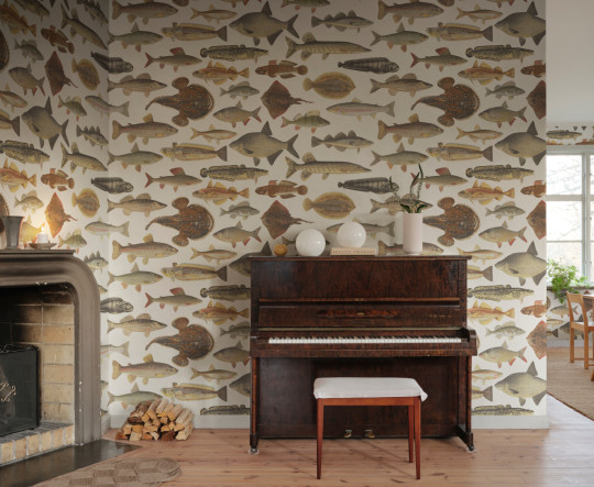 Sandberg Mural Scandinavian Fishes