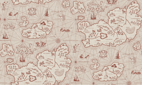 Sandberg Wandbild Ferdinand - Burgundy