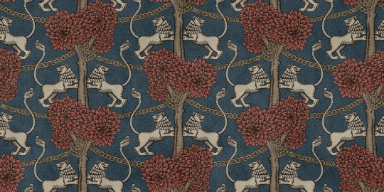 Sandberg Mural Leopold - Blue
