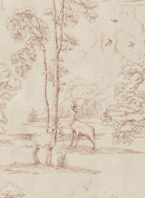 Sandberg Wandbild Montfort - Terracotta