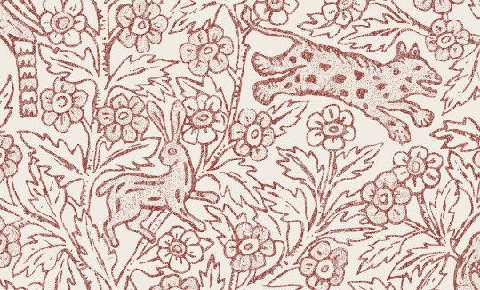 Sandberg Wandbild Eden - Red