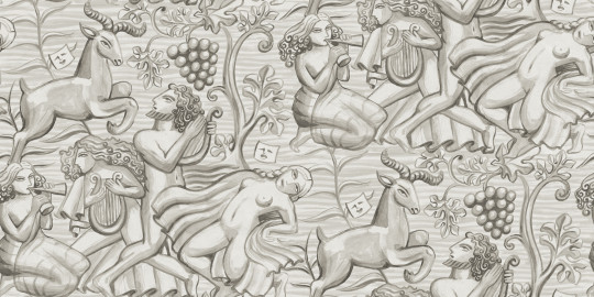 Sandberg Mural Baccus - Graphite