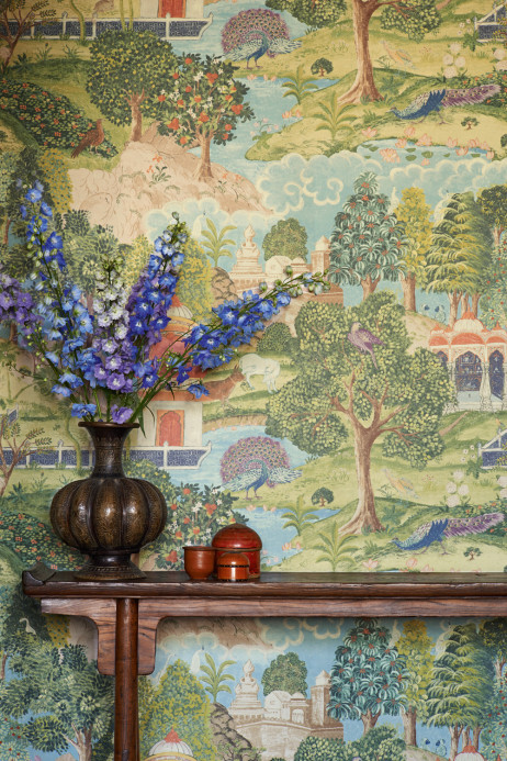 Zoffany Wallpaper Peacock Garden