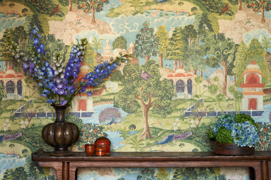 Zoffany Wallpaper Peacock Garden