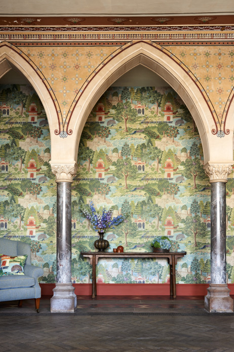 Zoffany Wallpaper Peacock Garden