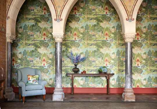 Zoffany Wallpaper Peacock Garden