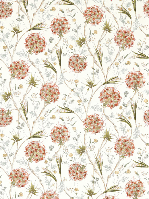 Zoffany Wallpaper Wallichi - Russet/ Olive