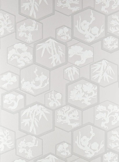Tapete Shouchikubai von Farrow & Ball - Skimming Stone/ Pavi