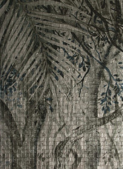 Wandbild Tropic von ARTE - Silber