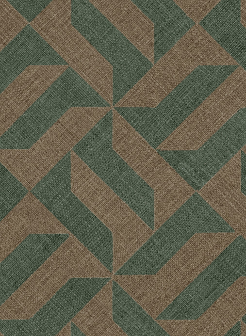 Omexco Tapete Compound - Green/ Brown