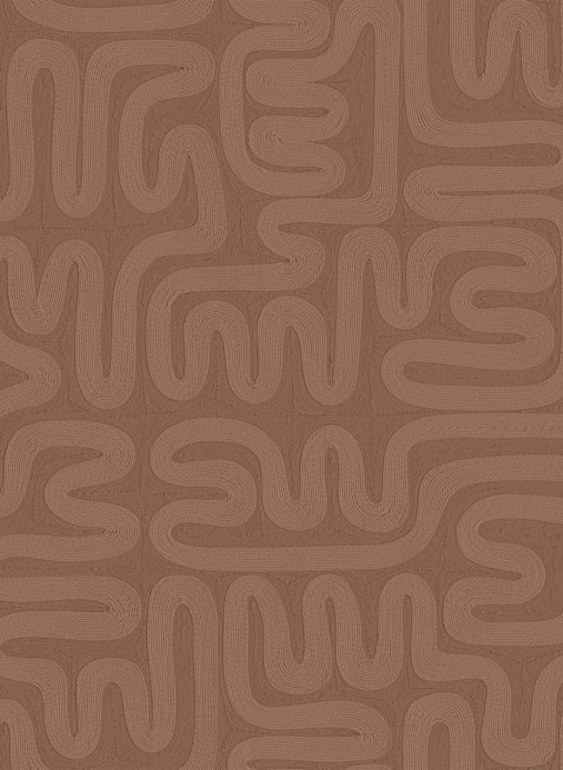 Arte Wallpaper Sarana - Mahogany