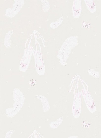 Sanderson Papier peint Ballet Shoes - Beige