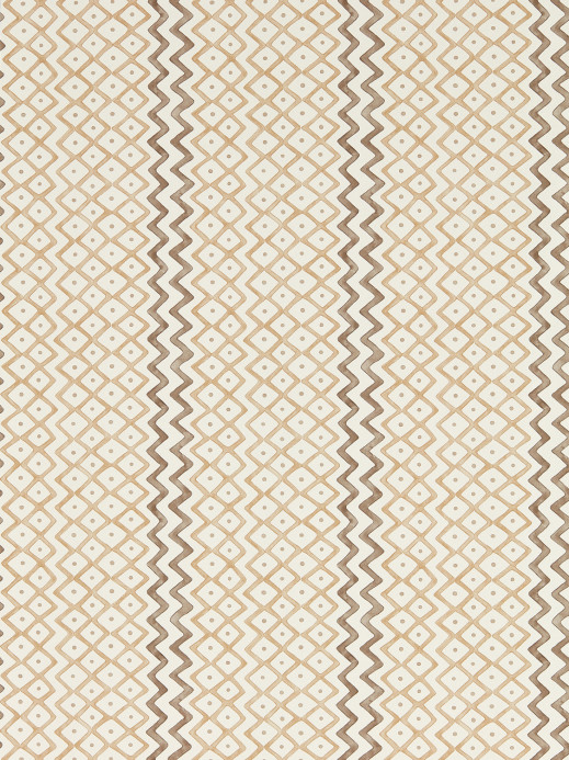 Sanderson Tapete Khes - Shiitake/ Cocoa