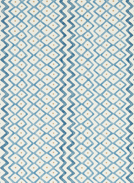 Sanderson Tapete Khes - Indigo/ Woad