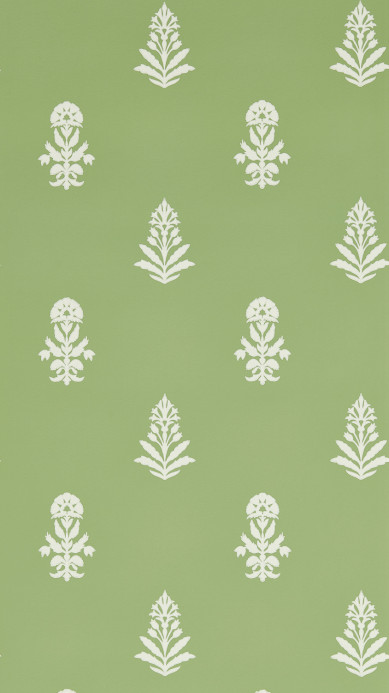Sanderson Tapete Dabu - Botany Green