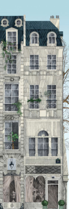 Edmond Petit Tapete Rue Jacob - Rue Jacob