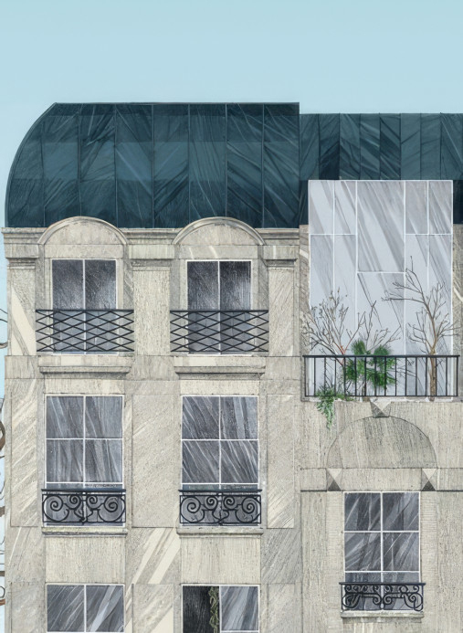 Edmond Petit Tapete Rue Jacob - Colonne Morris