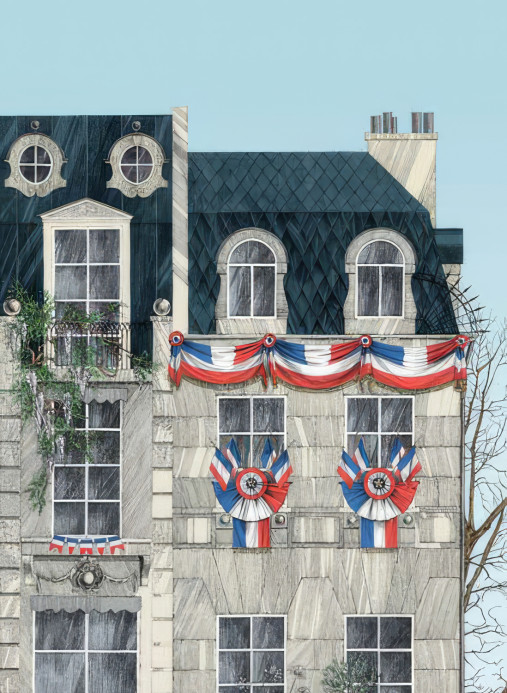 Edmond Petit Tapete Rue Jacob - Rue Jacob en Fête