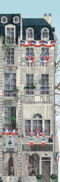 Edmond Petit Tapete Rue Jacob - Rue Jacob en Fête