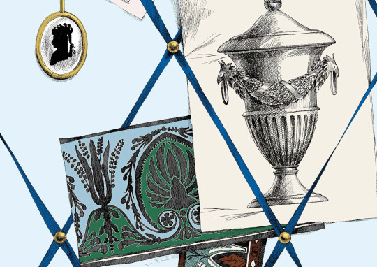 Edmond Petit Tapete Mur des Souvenirs - Bleu