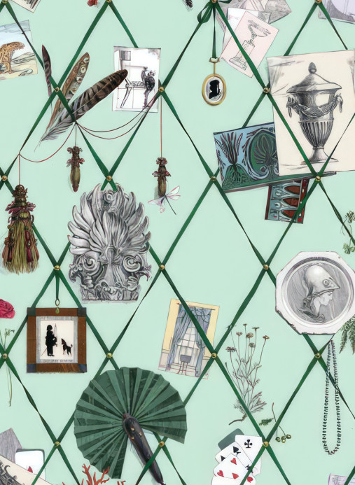 Edmond Petit Tapete Mur des Souvenirs - Vert
