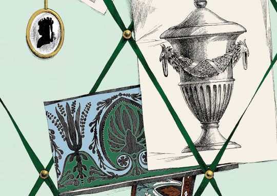 Edmond Petit Tapete Mur des Souvenirs - Vert