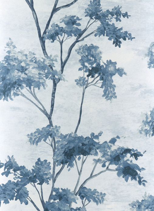 Anna French Tapete Dalton - Blue and White on Pearl