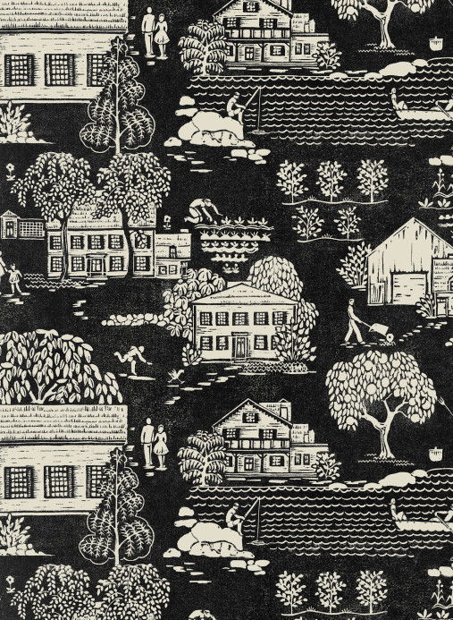Anna French Tapete Farmingdale - Black