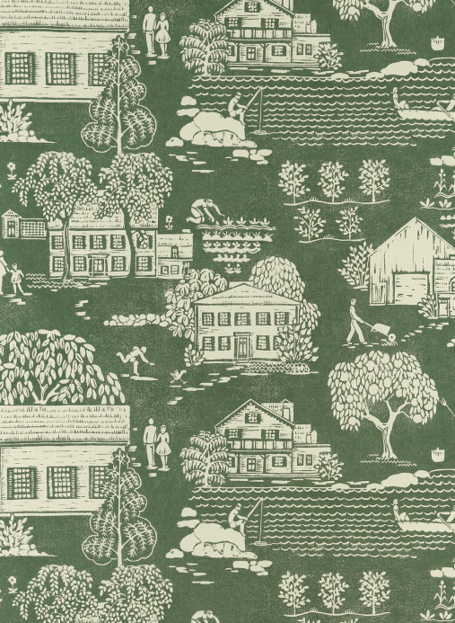 Anna French Tapete Farmingdale - Green