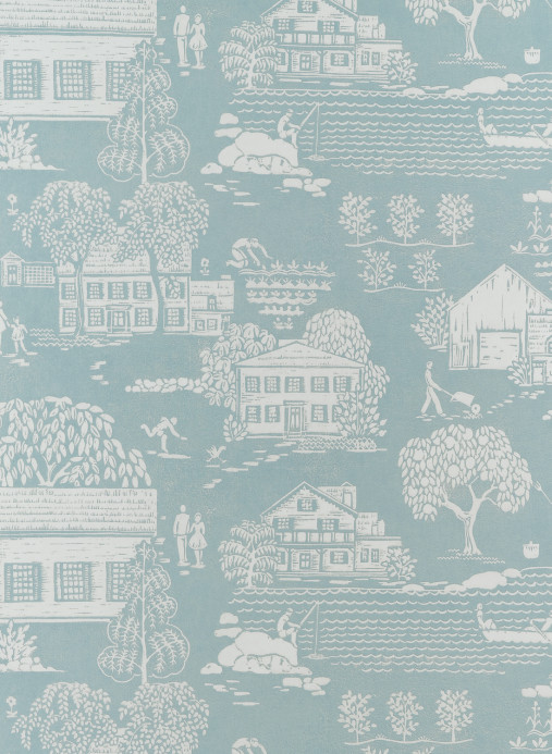 Anna French Tapete Farmingdale - Spa Blue