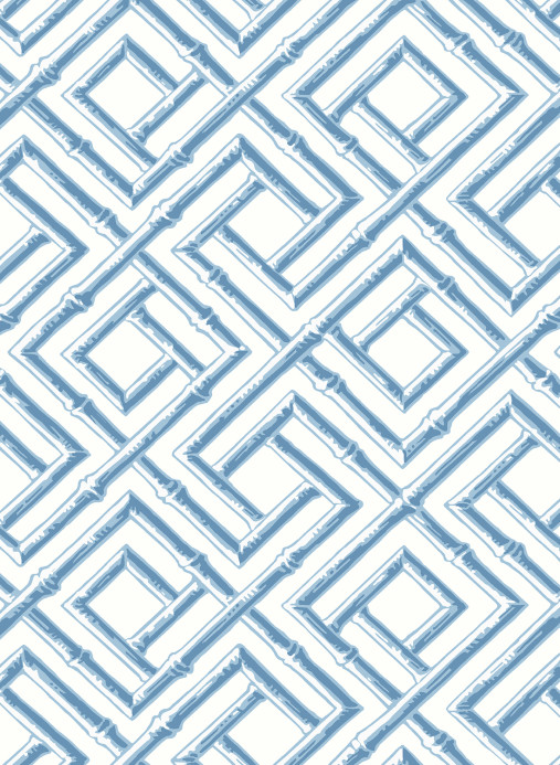 Thibaut Tapete French Lattice - Blue