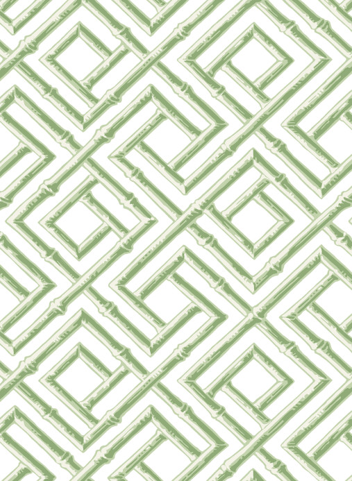 Thibaut Tapete French Lattice - Green