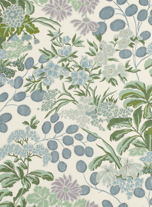 Thibaut Tapete Meadow - Lavender and Blue