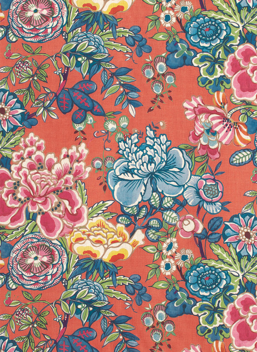 Thibaut Tapete Peony Garden - Coral